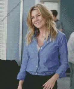 Meredith Grey Smiling Diamond Painting