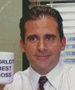 Michael Scott Diamond Painting