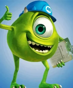 Mike Wazowski Monsters Inc Diamond Painting