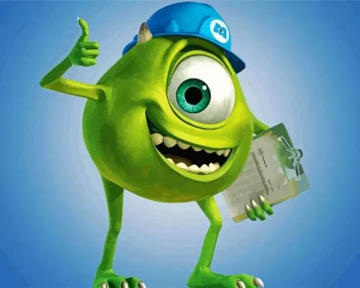 Mike Wazowski Monsters Inc Diamond Painting