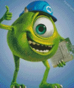 Mike Wazowski Monsters Inc Diamond Painting