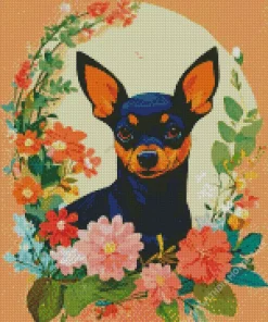 Miniature Pinscher Art Diamond Painting