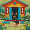 Miniature Pinscher Puppy Diamond Painting