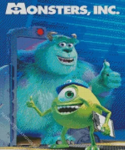 Monsters Inc Animation Diamond Painting