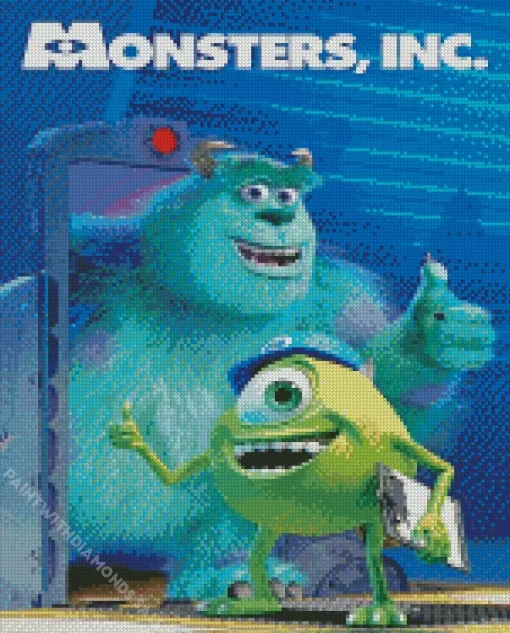 Monsters Inc Animation Diamond Painting