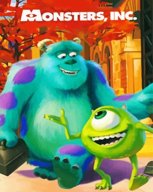 Monsters Inc Cartoon Diamond Painting