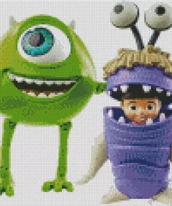 Monsters Inc Characters Diamond Painting