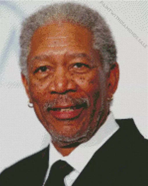 Morgan Freeman Actor Diamond Painting