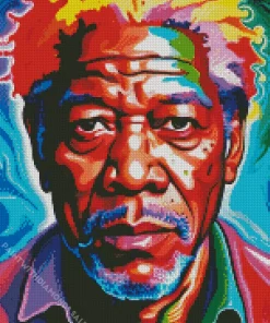 Morgan Freeman Art Diamond Painting