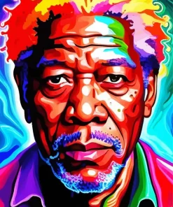 Morgan Freeman Art Diamond Painting