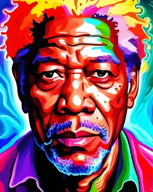 Morgan Freeman Art Diamond Painting