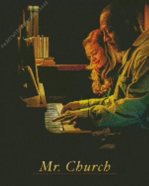 Mr Church Eddie Murphy Poster Diamond Painting