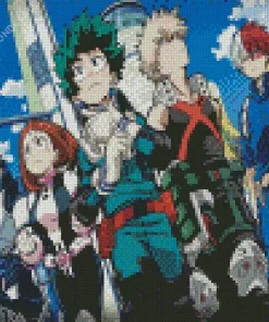 My Hero Academia Anime Diamond Painting