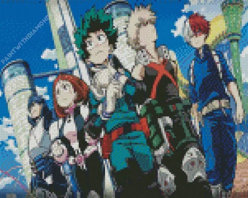 My Hero Academia Anime Diamond Painting