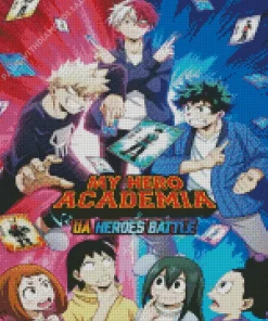 My Hero Academia Anime Poster Diamond Painting