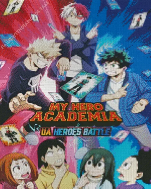 My Hero Academia Anime Poster Diamond Painting