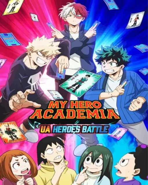 My Hero Academia Anime Poster Diamond Painting