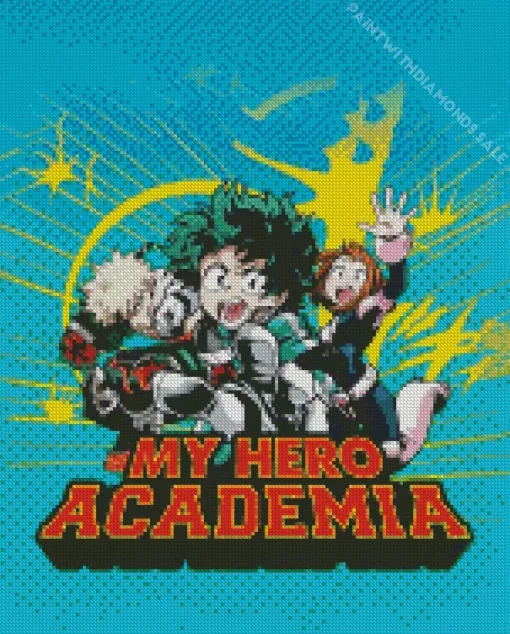 My Hero Academia Poster Diamond Painting