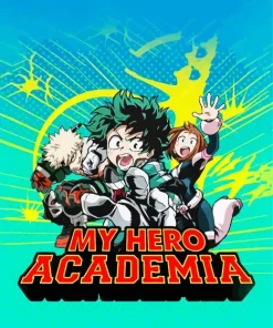 My Hero Academia Poster Diamond Painting