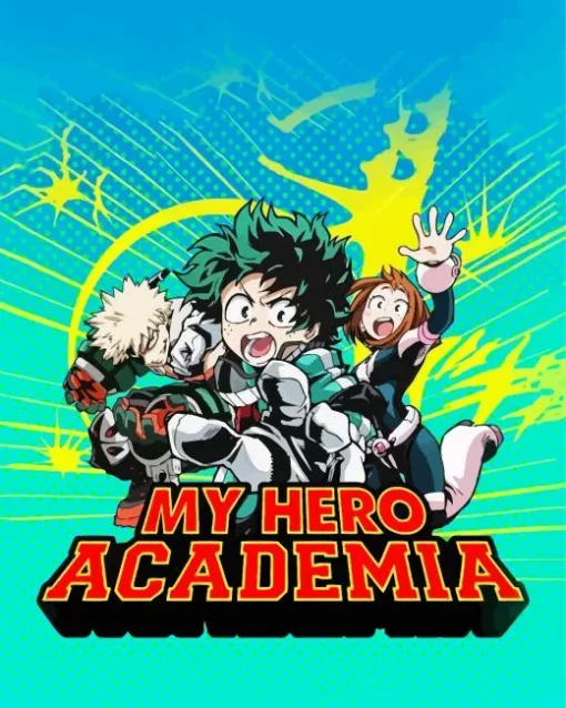 My Hero Academia Poster Diamond Painting