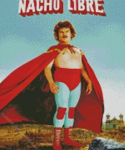 Nacho Libre Jack Black Diamond Painting