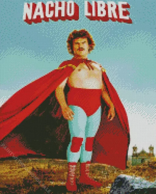 Nacho Libre Jack Black Diamond Painting