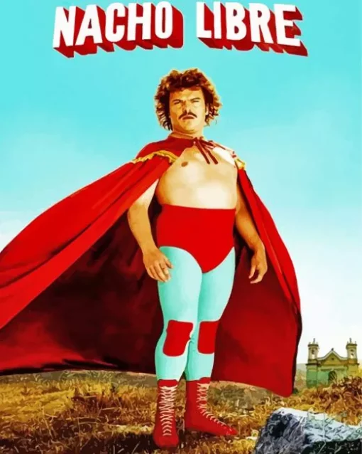 Nacho Libre Jack Black Diamond Painting