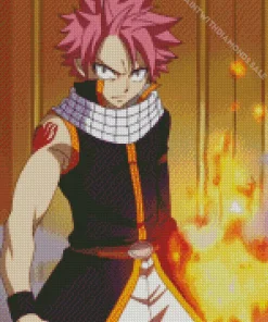 Natsu Dragneel Diamond Painting