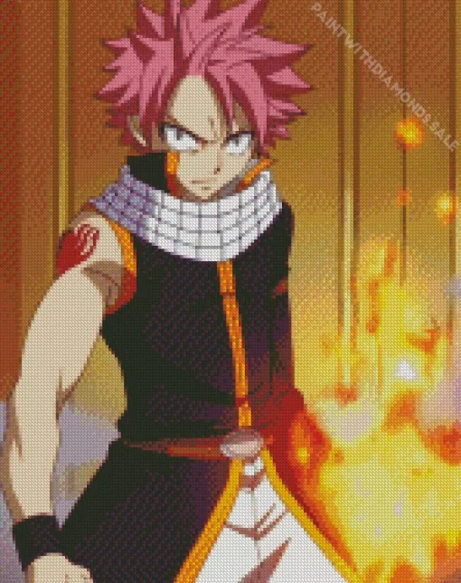 Natsu Dragneel Diamond Painting