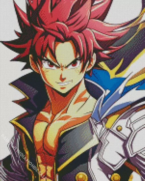 Natsu Dragneel Character Diamond Painting