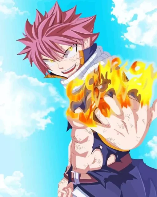 Natsu Dragneel Fairy Tail Diamond Painting