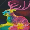 Neon Bunny Diamond Painting