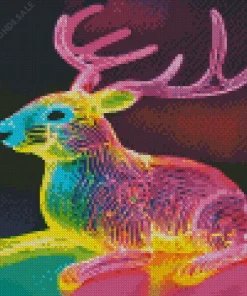 Neon Bunny Diamond Painting