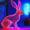 Neon Rabbit Diamond Painting