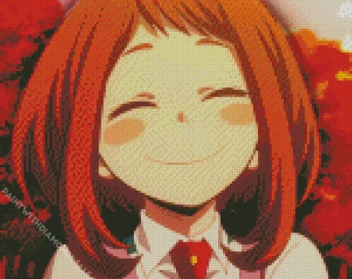 Ochaco Uraraka My Hero Academia Diamond Painting