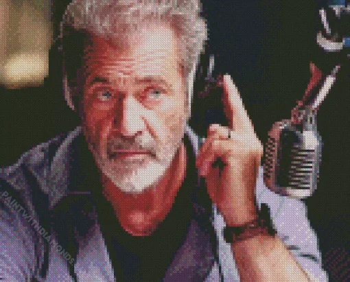 On The Line Mel Gibson Diamond Painting