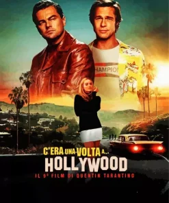 Once Upon a Time In Hollywood Vintage Poster Diamond Painting