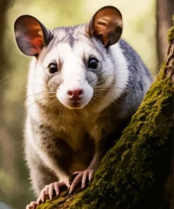 Opossum On A Tree Diamond Painting