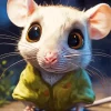 Opossum With Big Eyes Diamond Painting