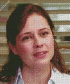 Pam Beesly Character Diamond Painting