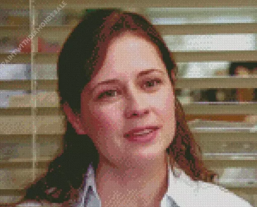 Pam Beesly Character Diamond Painting