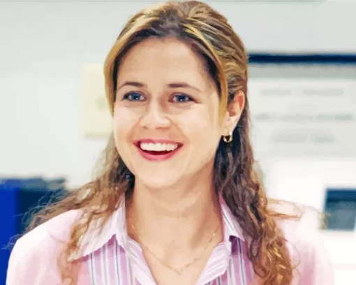 Pam Beesly Smiling Diamond Painting