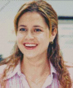 Pam Beesly Smiling Diamond Painting