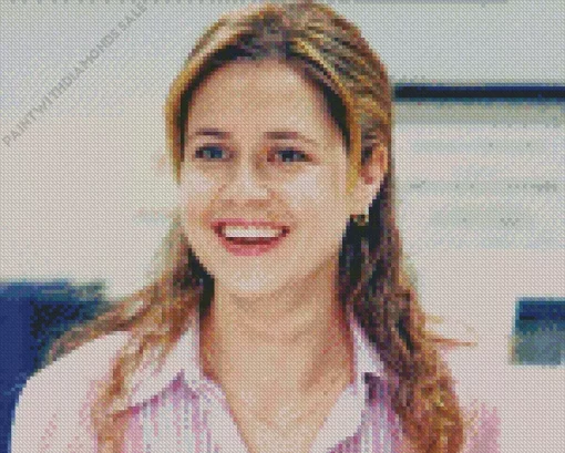 Pam Beesly Smiling Diamond Painting