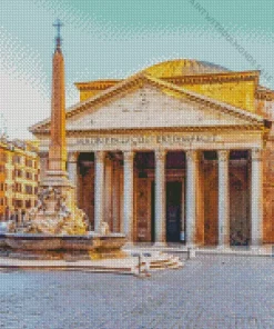 Pantheon Rome Diamond Painting