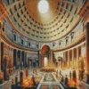 Pantheon Architecture Diamond Painting