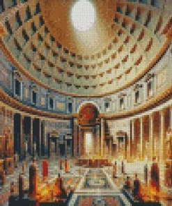 Pantheon Architecture Diamond Painting