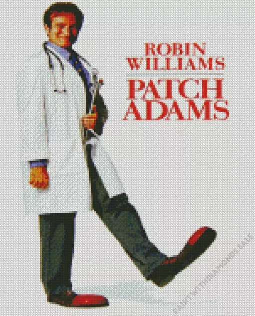 Patch Adams Robin Williams Poster Diamond Painting