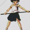 Princess Mononoke San Diamond Painting