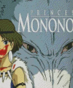 Princess Mononoke Anime Poster Diamond Painting